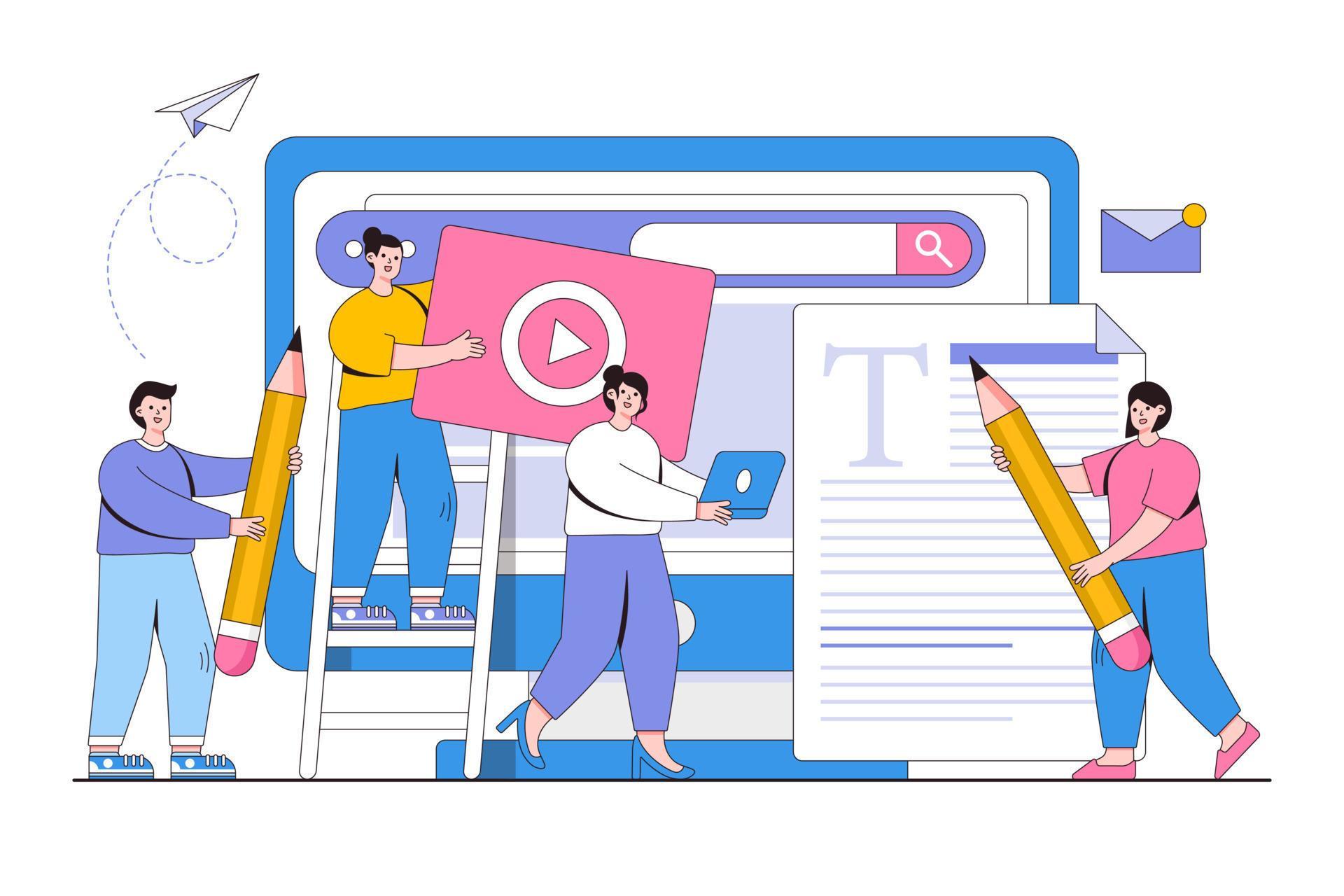 Digital Earning Illustration